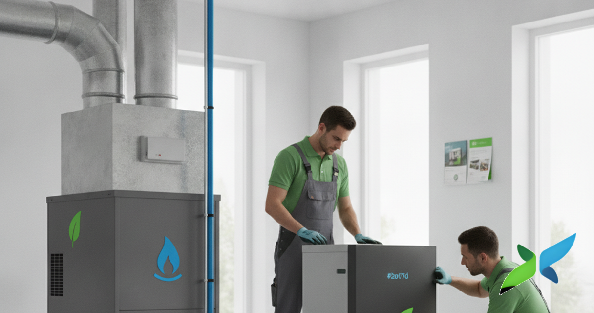 Fournaise au gaz naturel : options de conversion à l’électrique pour une maison à conduits d’air