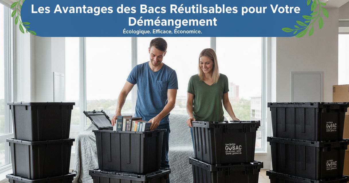 Les Avantages des Bacs Réutilisables pour Votre Déménagement