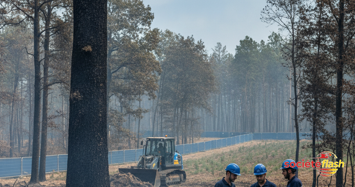 Incendies en France : sécurisation de la forêt de Fontainebleau
