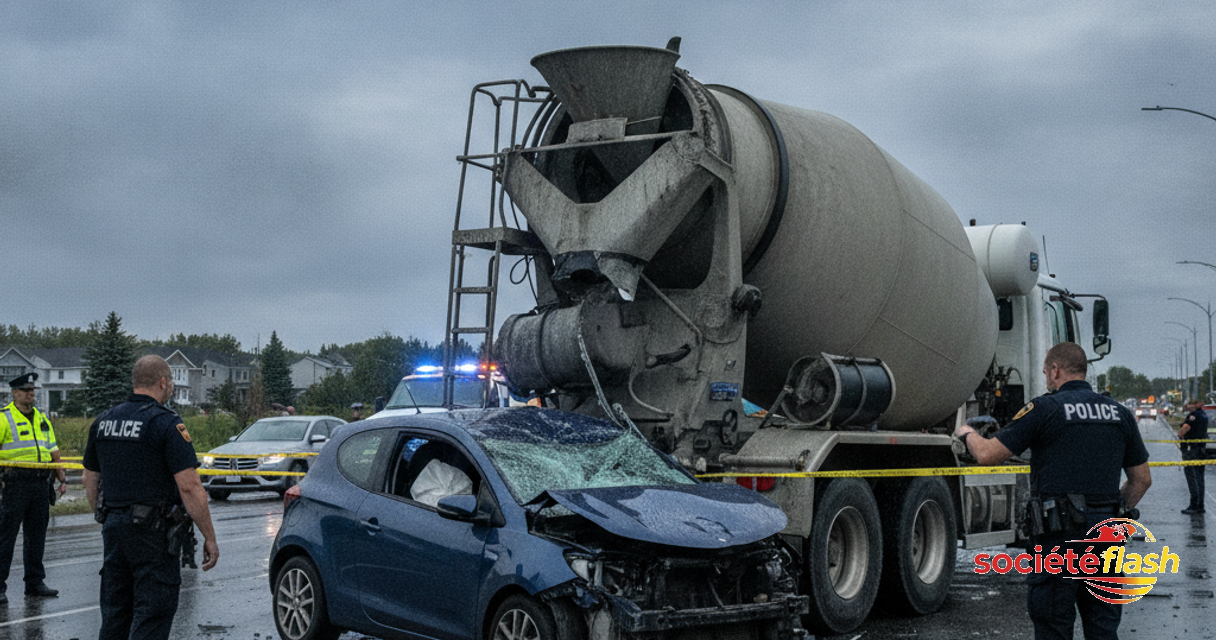 Un trentenaire meurt dans une collision avec une bétonnière à Beauport