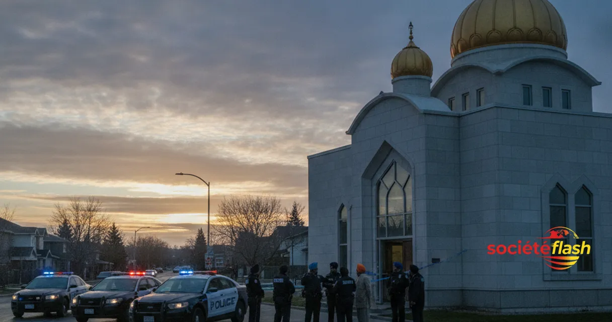 Attaque matinale au Gurdwara Nanaksar d'Edmonton