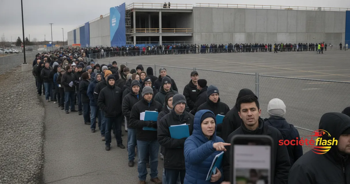 Découvrez la file impressionnante au nouveau Costco de Windsor