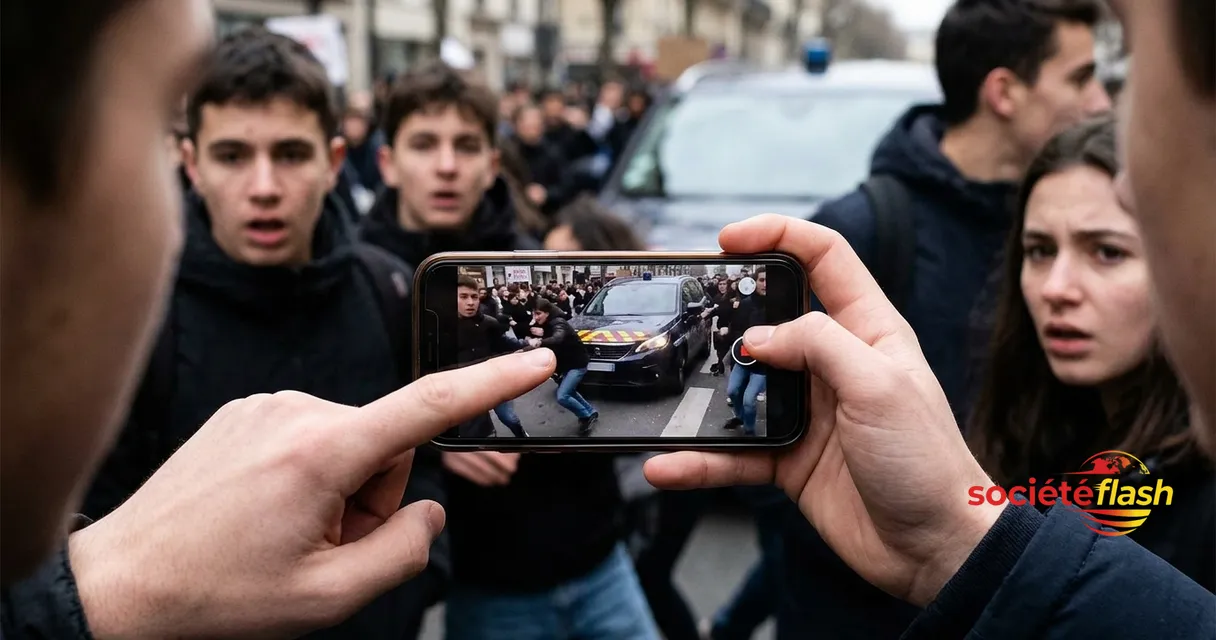 Incidents de police lors des manifestations lycéennes