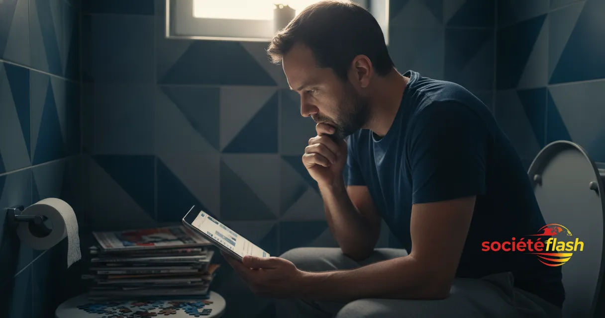 Pourquoi les hommes passent-ils tant de temps aux toilettes ?