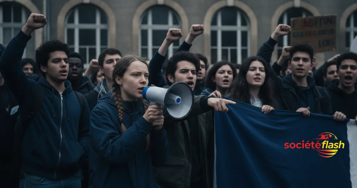 Greta Thunberg soutient les manifestations étudiantes en France