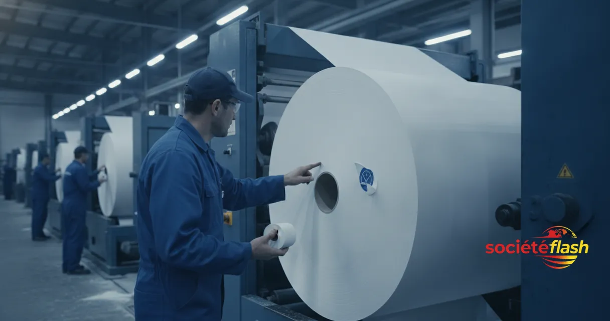 Roanne : 3% du papier toilette français produit dans la Loire