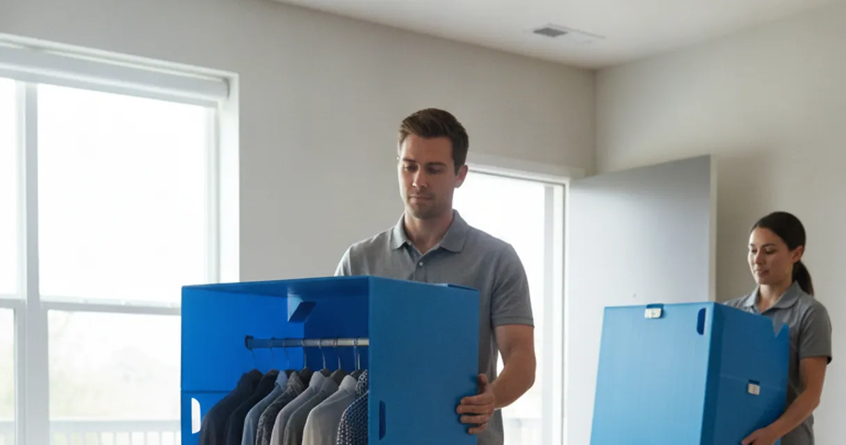 Comment les boîtes garde-robe améliorent la logistique des déménagements
