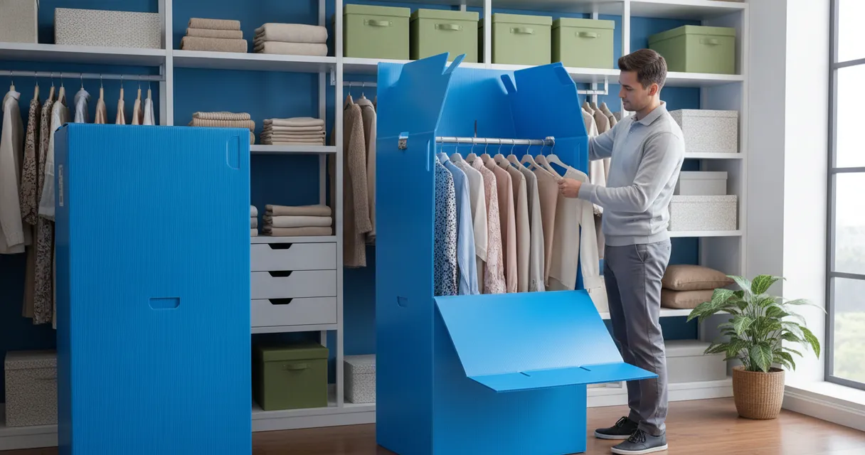 Tendances en organisation : intégration des boîtes garde-robe dans la maison