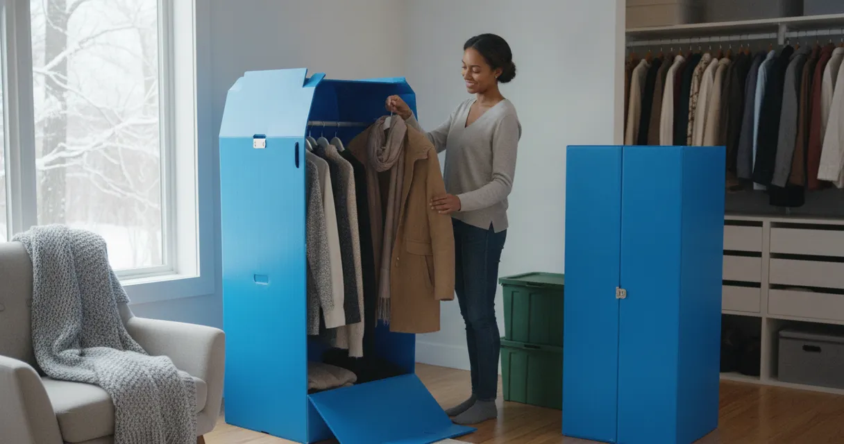 Préparer votre garde-robe pour l'hiver : l'importance des bonnes boîtes