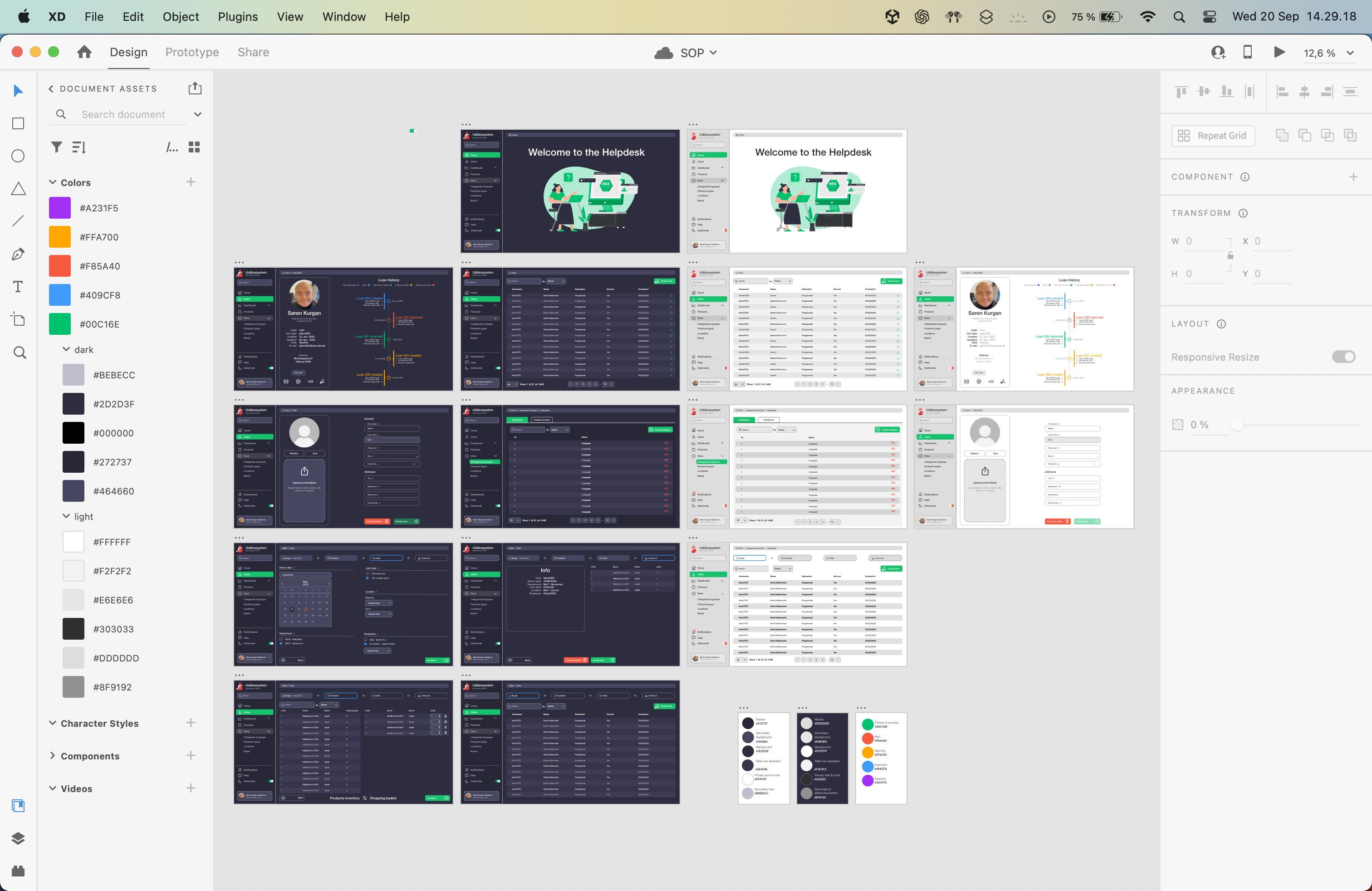 UI / UX design