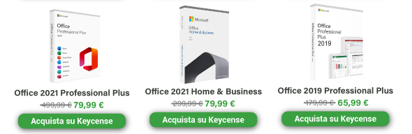 Offerte Black Friday su Microsoft Office Keycense