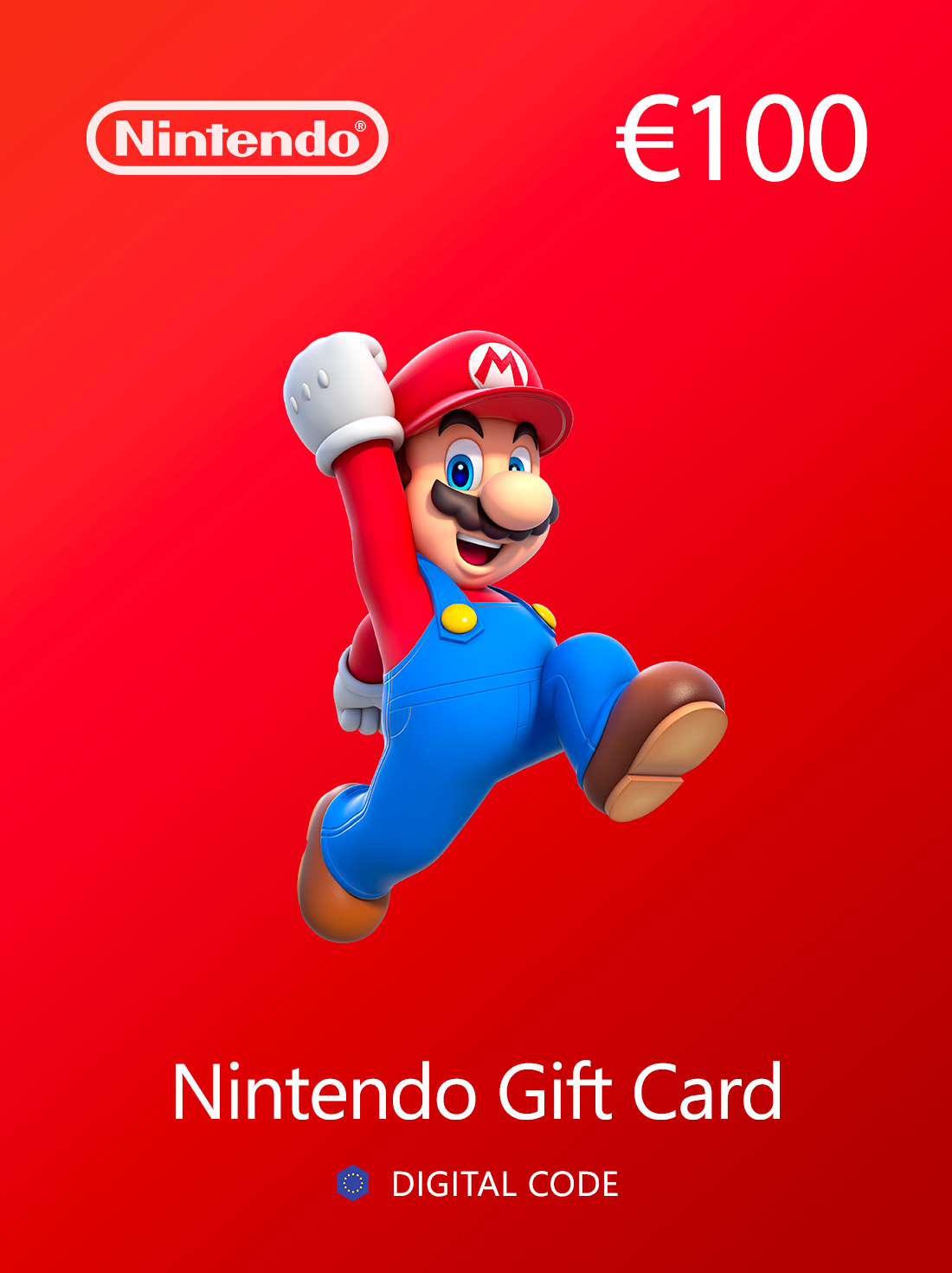 Nintendo Gift Card eShop 100 EUR Europe | Nintendo