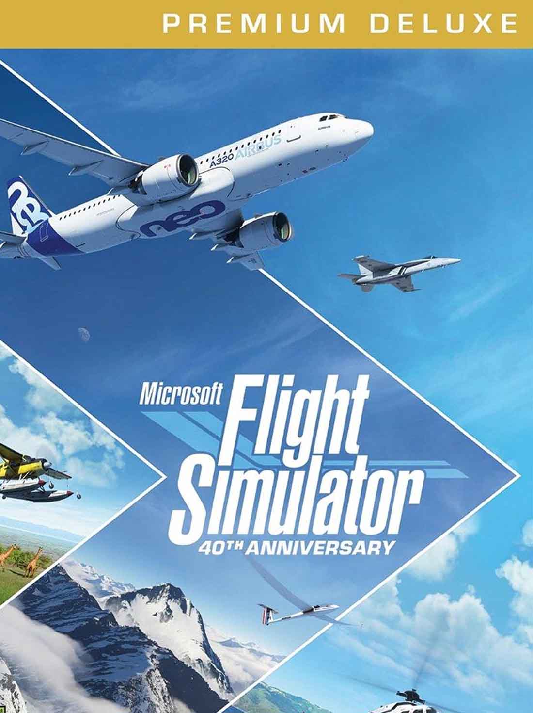 Microsoft Flight Simulator 40th Anniversary Premium Deluxe Edition Steam Account Keycense