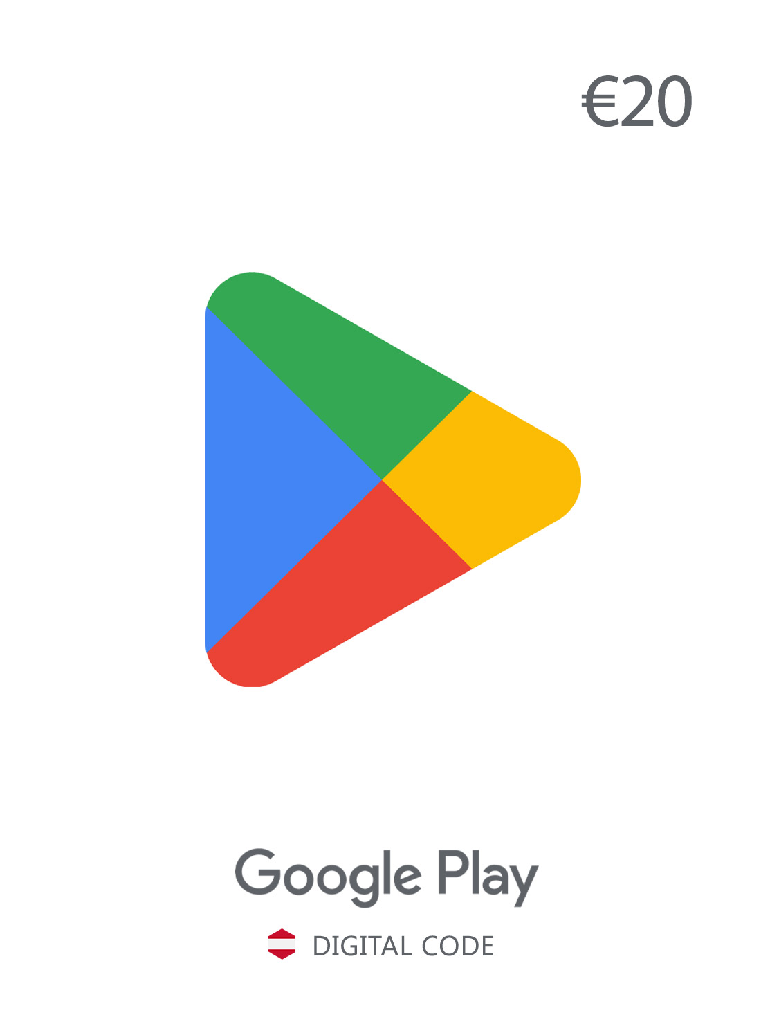 Google Play AT 20 EUR | Offerta Keycense