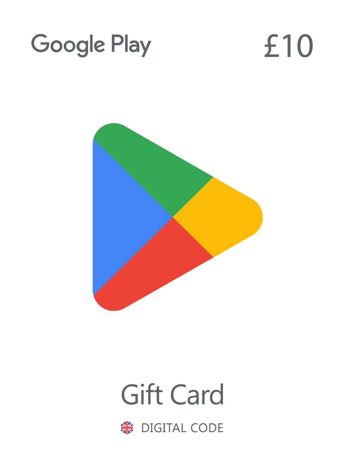 Google Play Gift Card 10 GBP Regno Unito | Keycense