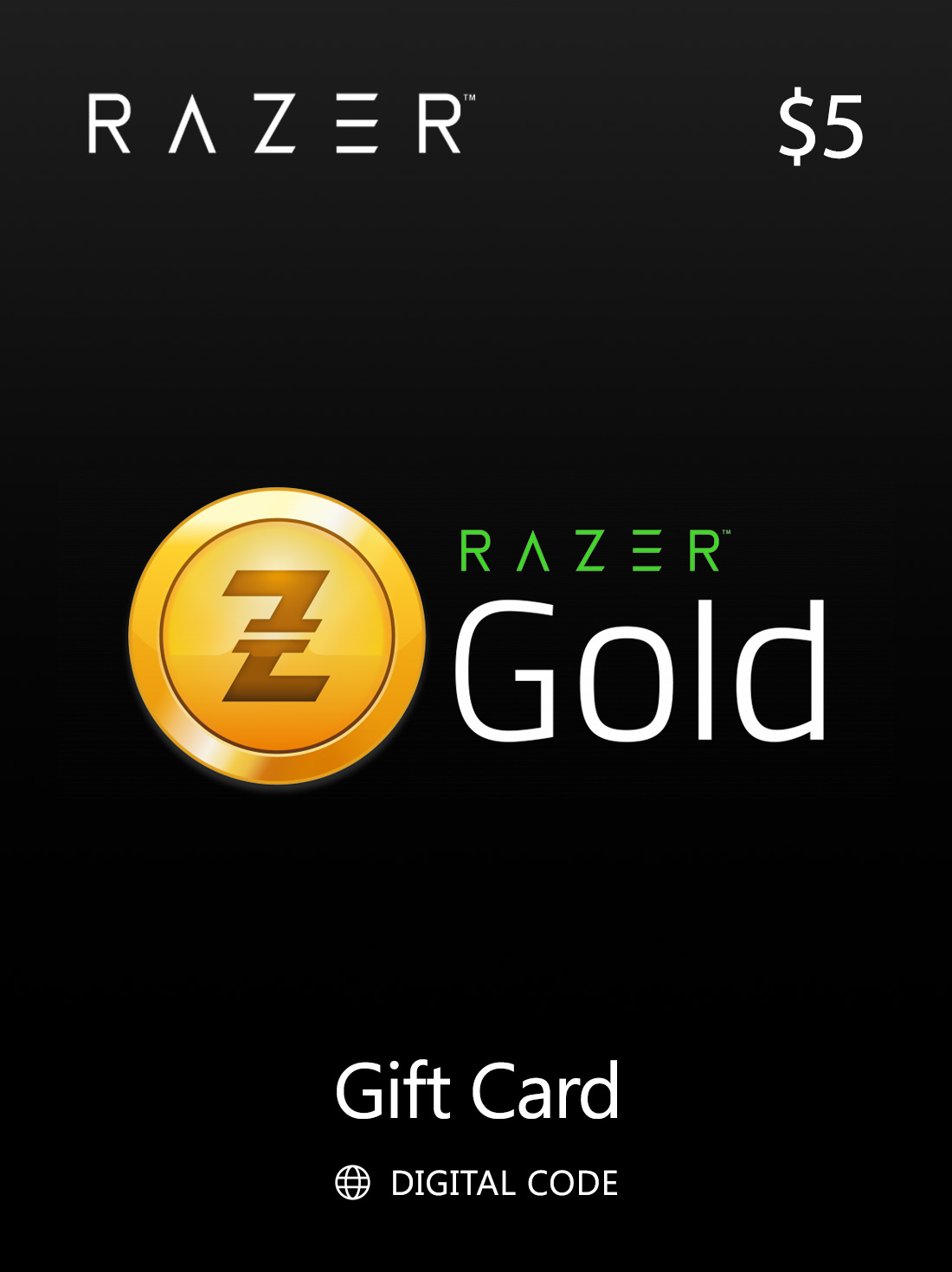 Razer Gold 5 USD USA | Razer