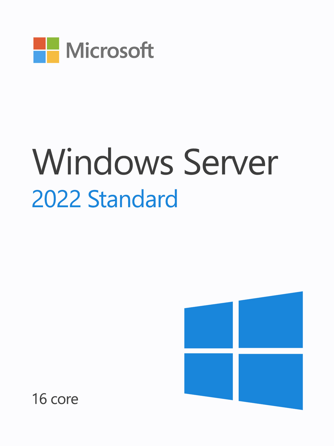 Microsoft Windows Server 2022 Standard 16 Core - Licenza Ufficiale Microsoft | Windows Server 2022