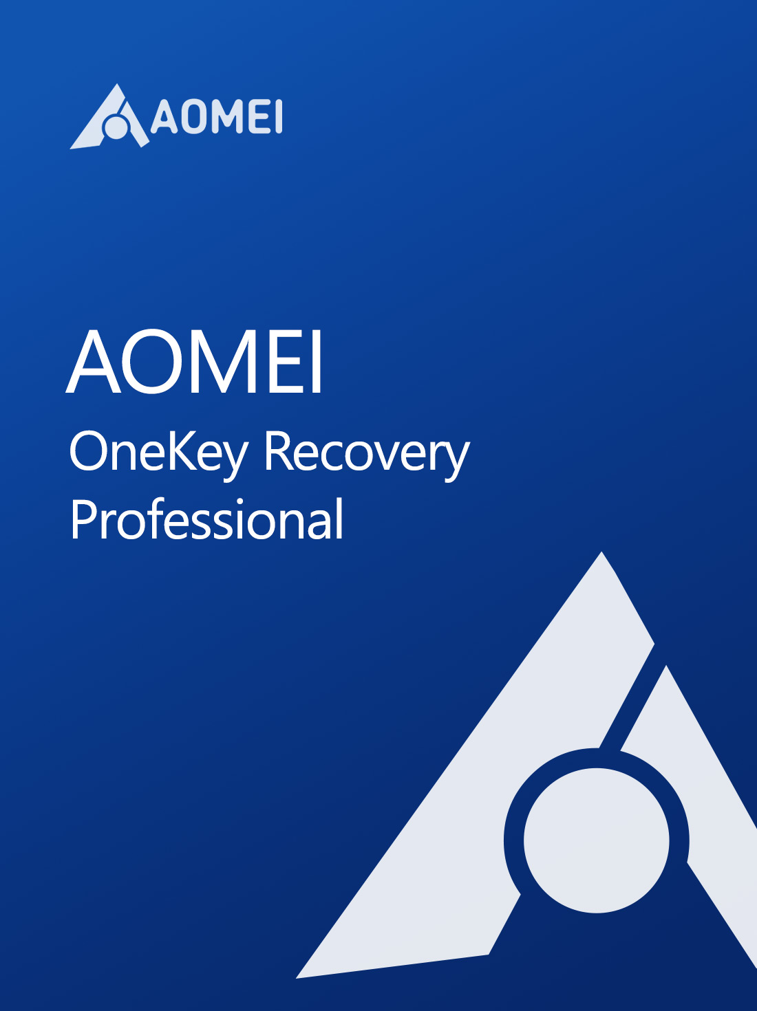 AOMEI OneKey Recovery Professional – 1 PC - Licenza a vita | Windows