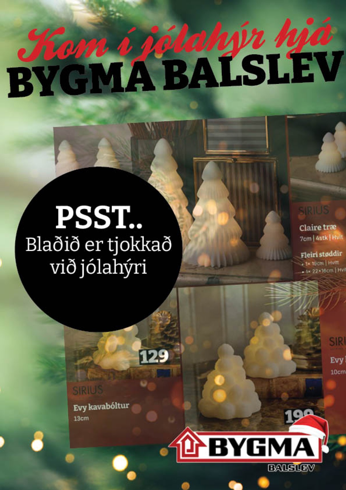 Kom í jólahýr við Bygma Balslev