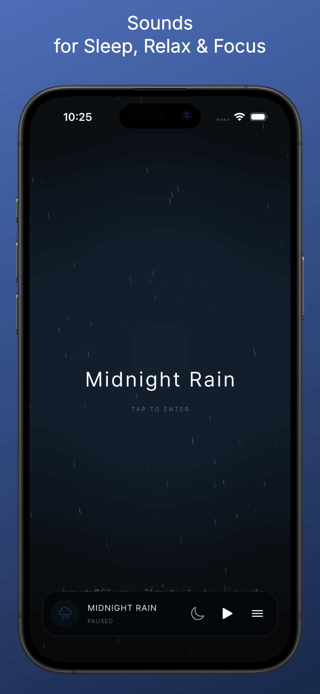 Fade: Relax & Sleep 프로젝트 화면 2