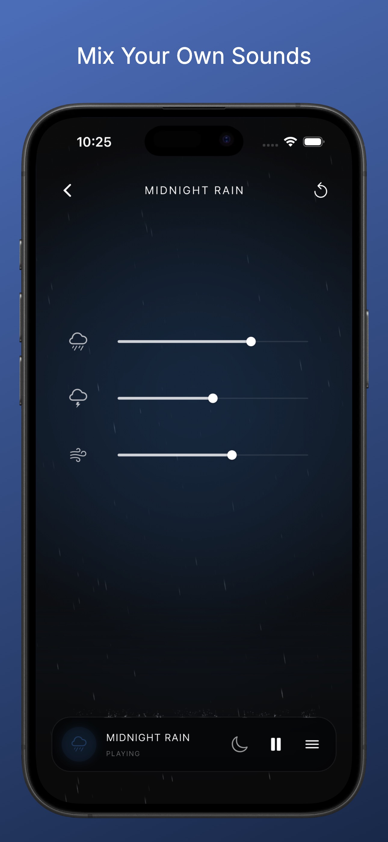 Fade: Relax & Sleep 프로젝트 화면 3