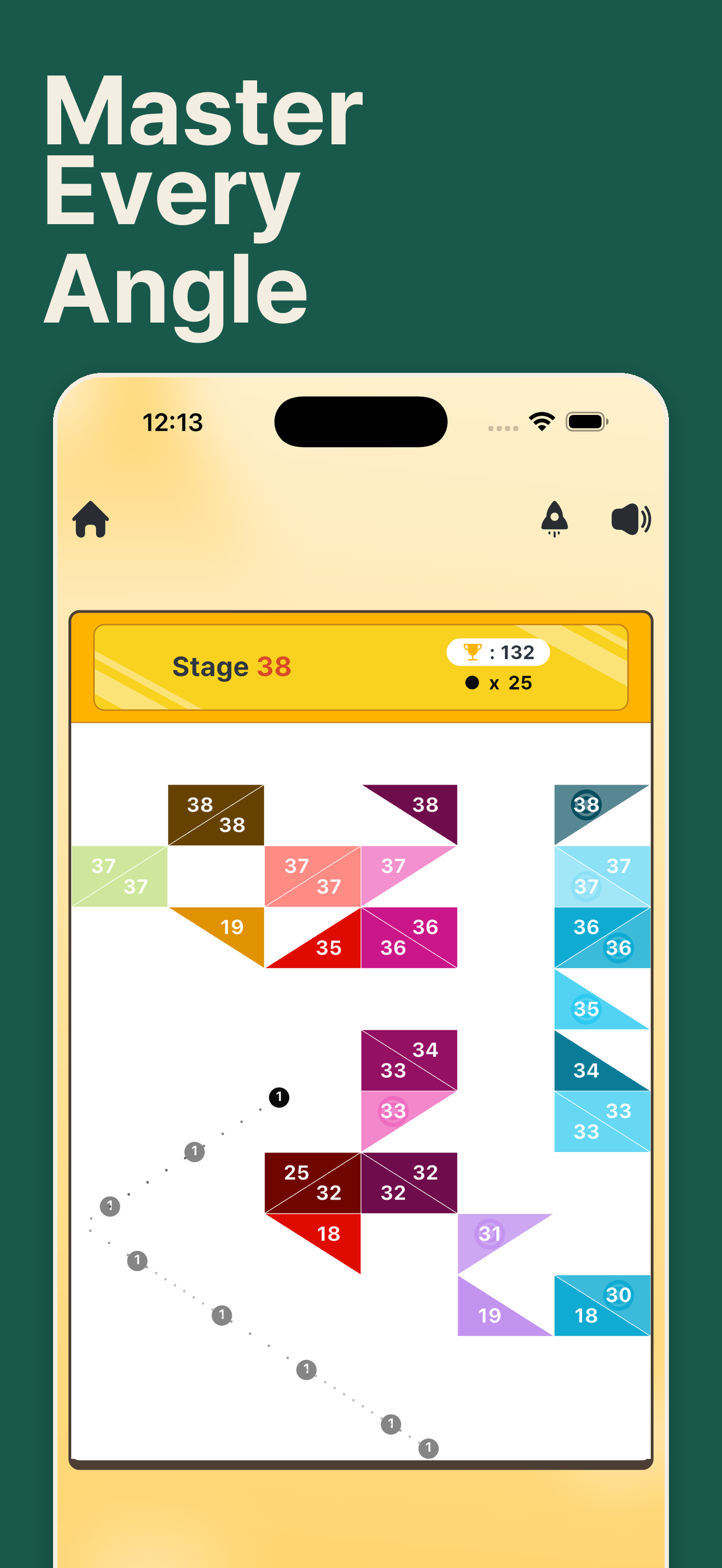 Triangle Breaker 프로젝트 화면 2