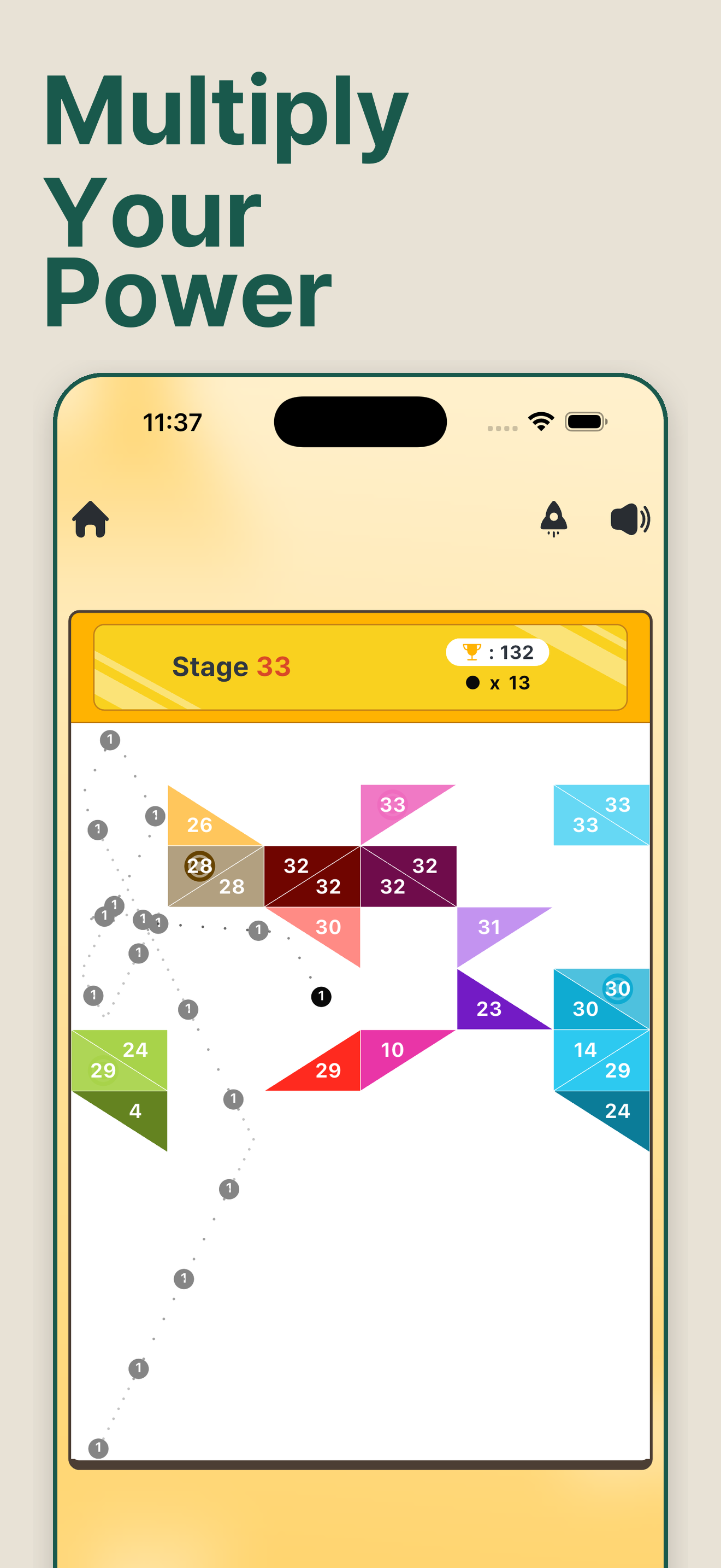 Triangle Breaker 프로젝트 화면 3