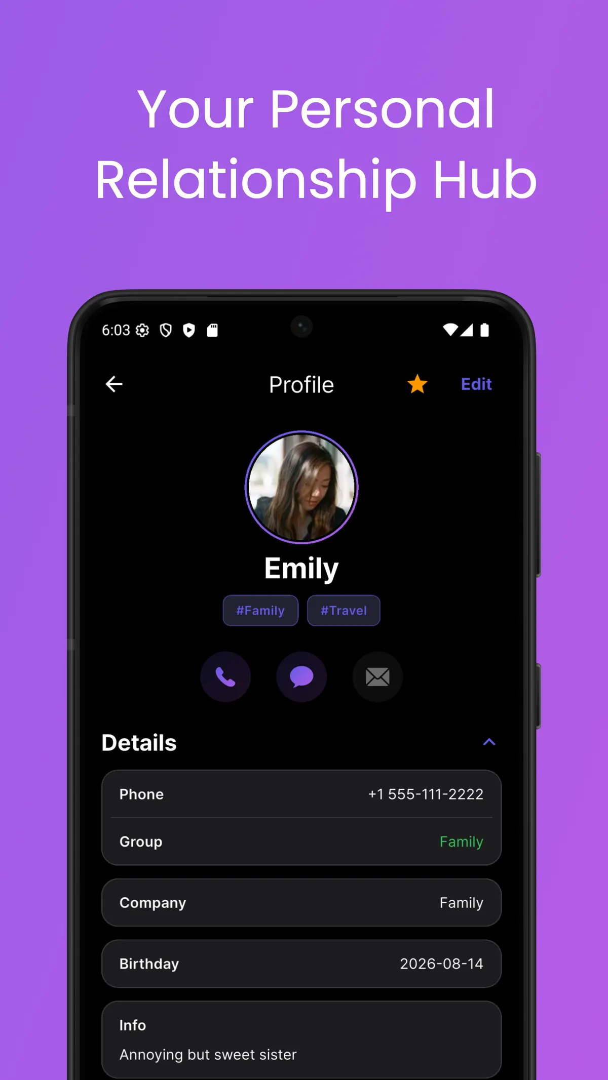 Orbit: My Social Universe project screen 5