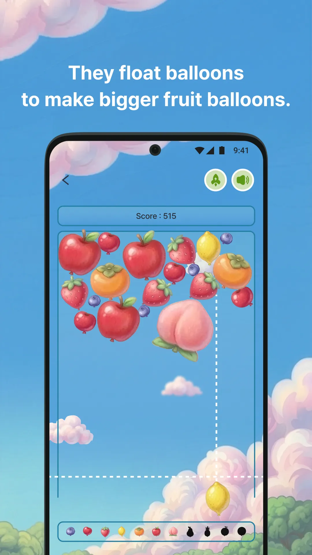 Watermelon Balloon: Merge Puzzle project screen 2