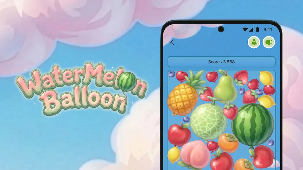 Watermelon Balloon: Merge Puzzle project cover