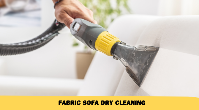 FABRIC SOFA DRY CLEANING