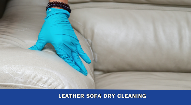LEATHER SOFA DRY CLEANING