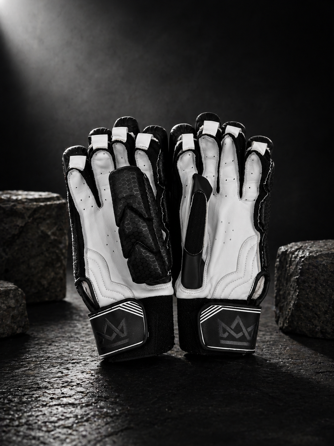 KGS Elite Stealth Batting Gloves – Premium Black Cricket Gloves with Pro-Level Protection preview 5