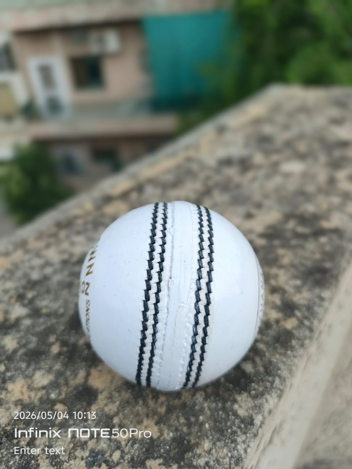 KGS Club White Cricket Ball – Black Seam, Gold Edition | Match & Practice Ball
