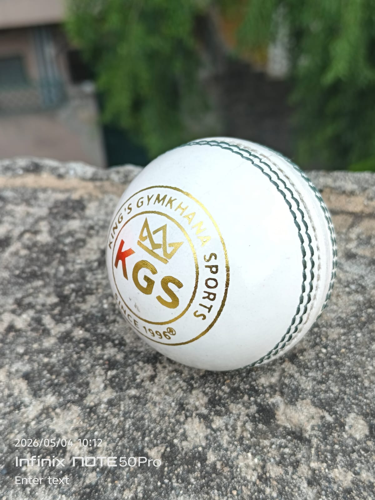 KGS Club Pro Pink Cricket Ball – Handstitched & Waterproof | Match Ready preview 2
