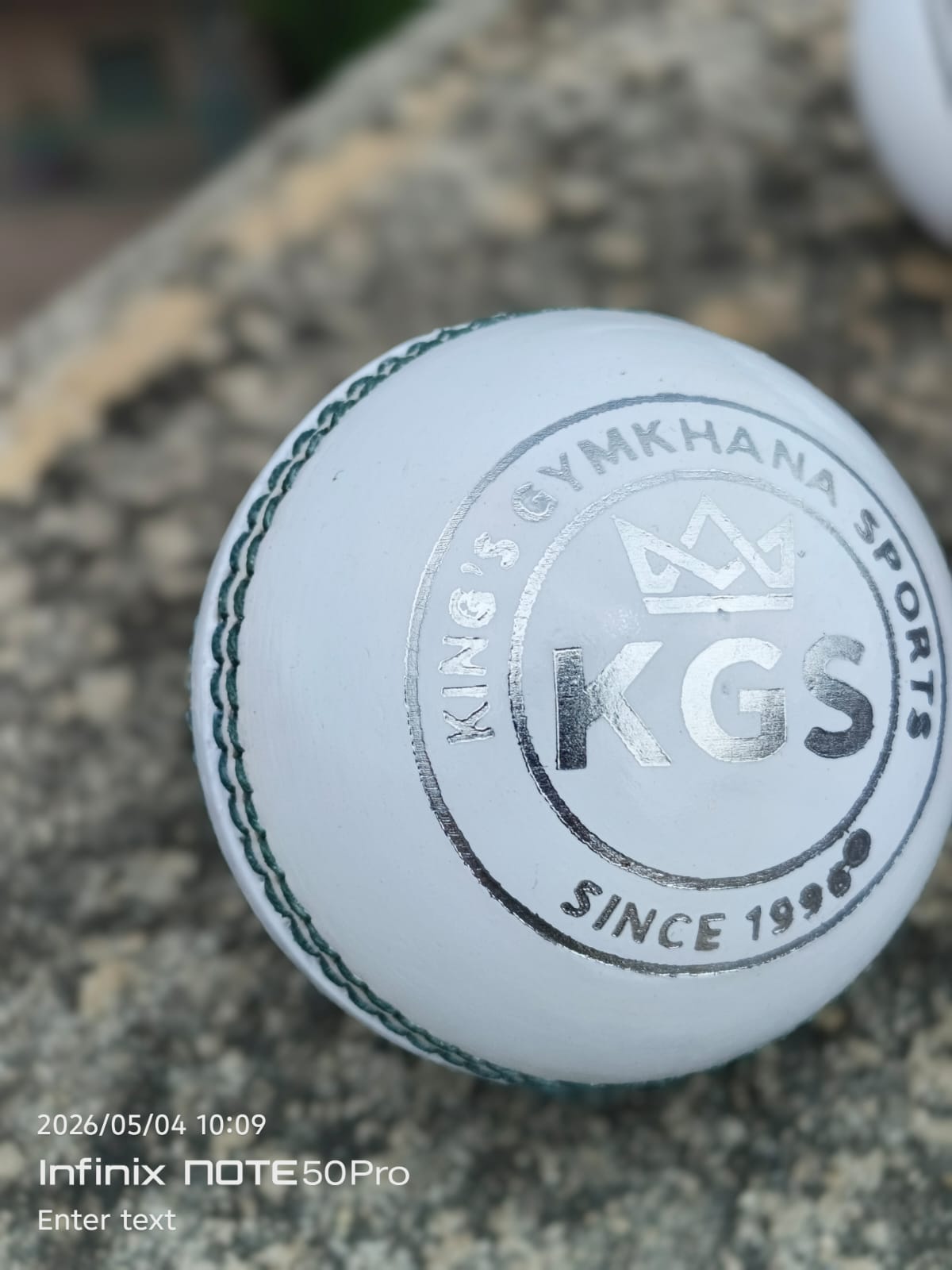 KGS Core White Cricket Ball – Black Seam | Budget Practice Ball preview 2