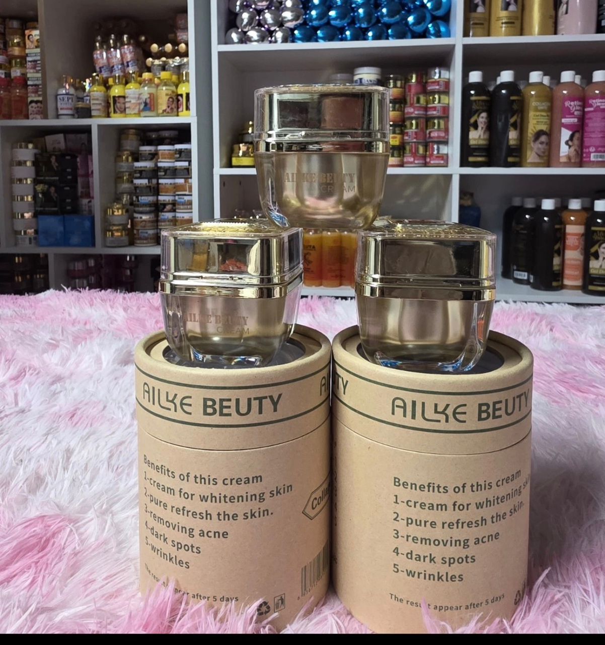 Ailke Beauty Mixing Miracle Collagen Whitening Face cream 20g-05