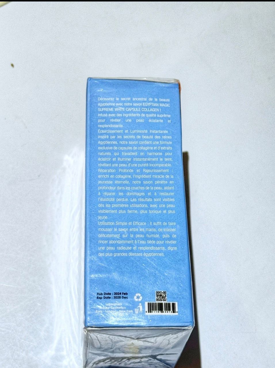 LC Egyptian Magic Supreme White 24k Capsule Collagen & Snail Whitening Soap 200g-03