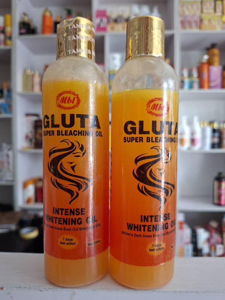 GLUTA SUPER BLEACHING OIL INTENSE WHITENING OIL 300ml (7days Whitening)-04