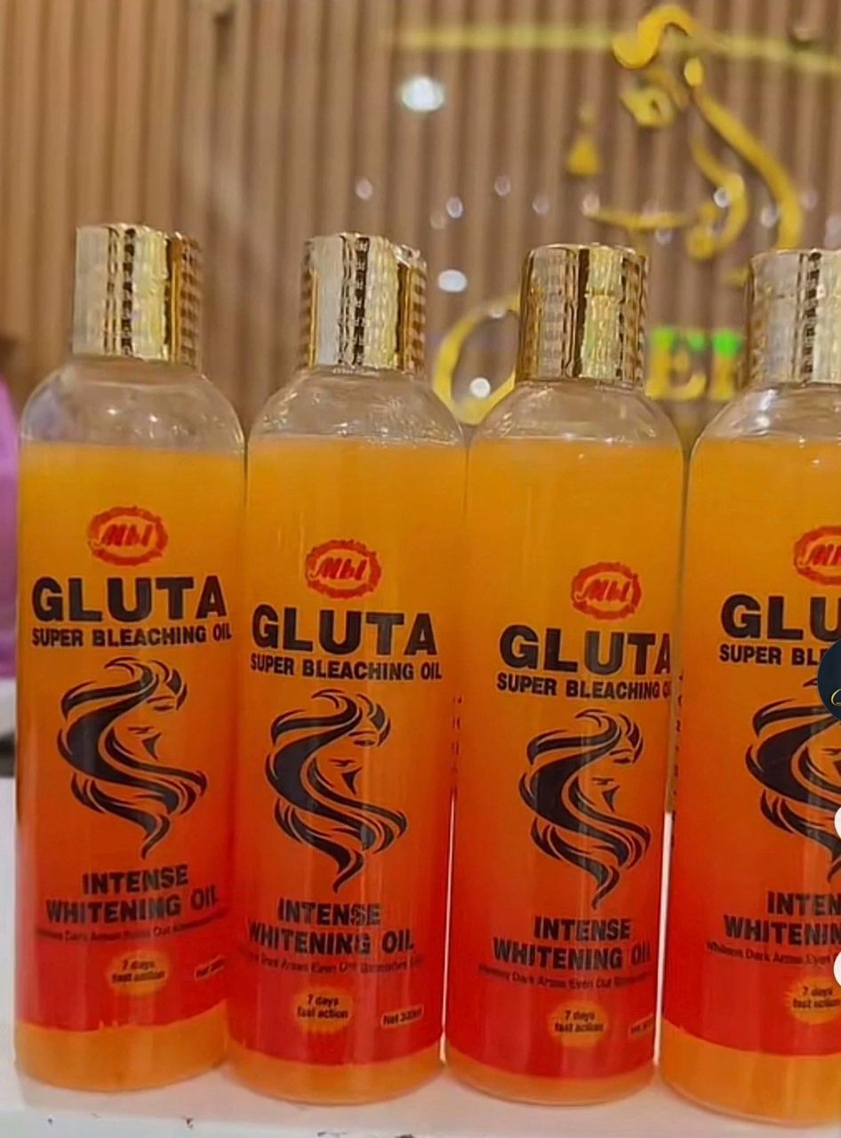 GLUTA SUPER BLEACHING OIL INTENSE WHITENING OIL 300ml (7days Whitening)-05