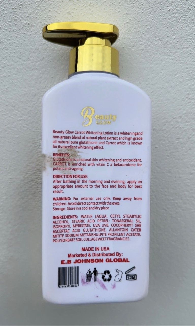 Beauty Glow Carrot & Niacinamide Extra Strong Whitening Lotion 400ml with SPF 50-04