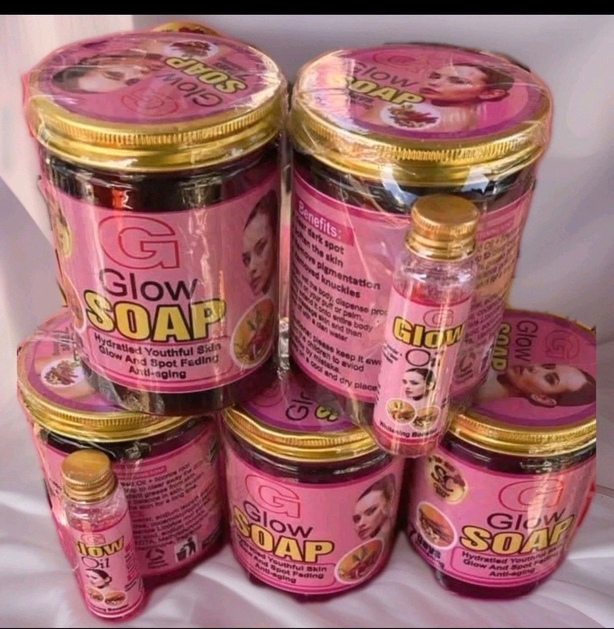 G- Glow 7days Whitening Soap 500g (whitens Up To 4 Shades Without Using Cream)-01