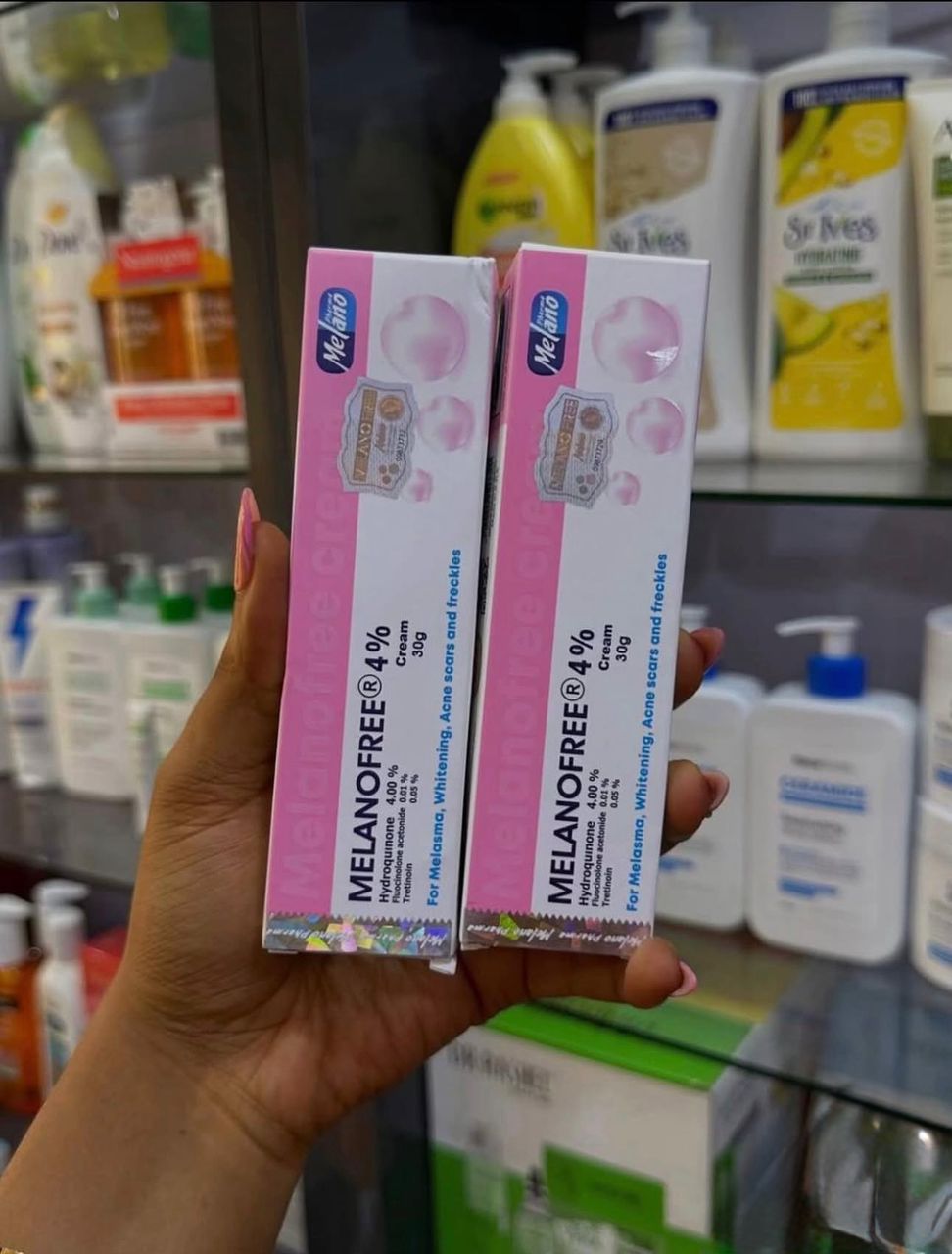 Melanofree cream 4% for hyperpigmentation, blemishes, acne 30g-02