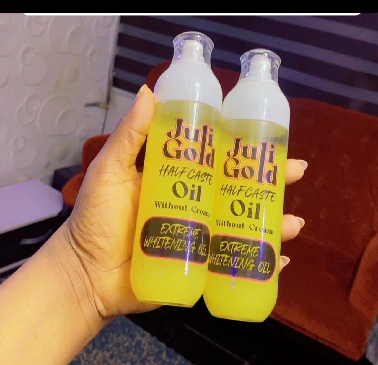 JULI GOLD HALFCASTE OIL EXTREME WHITENING 250ml (whitens without using cream)-01