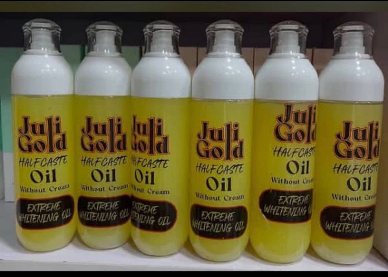 JULI GOLD HALFCASTE OIL EXTREME WHITENING 250ml (whitens without using cream)-03