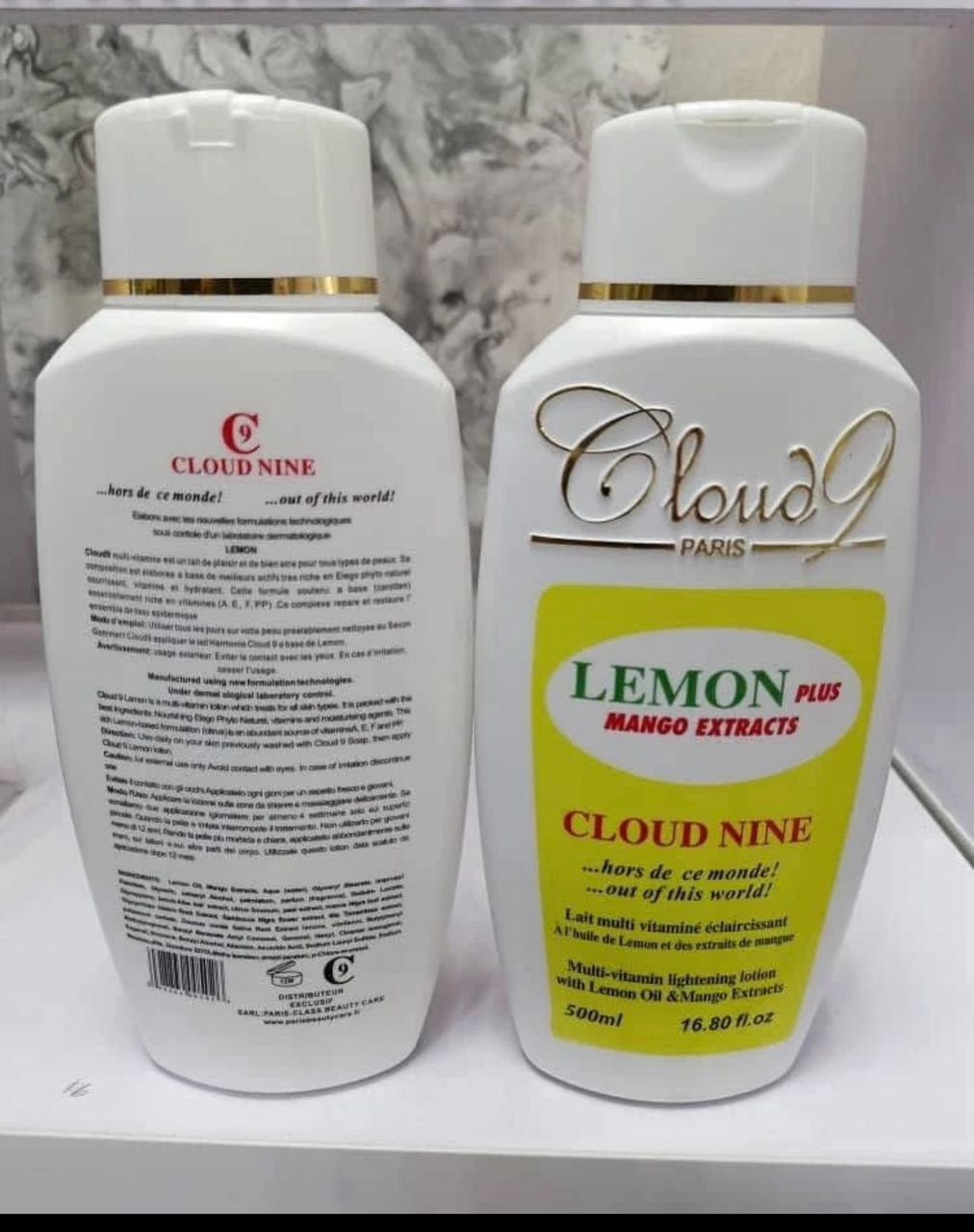 Cloud 9 Paris Skin Whitening Lotion 500ml With Lemon Plus & Mango Extract-03