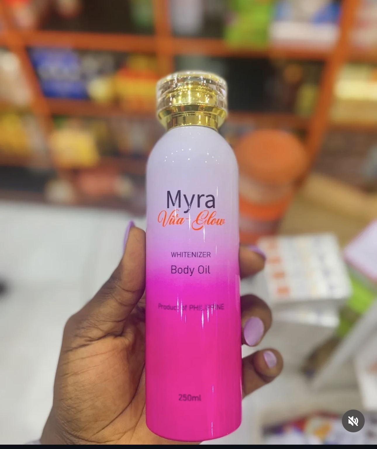 Myra Vita-Glow Whitenizer Body Oil 250ml (strong Whitening Oil)