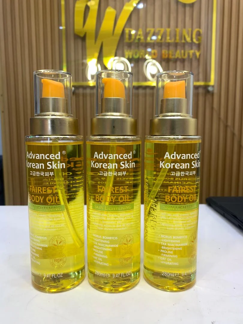 1pcs Advanced Korean Skin Fairest Body Oil 280ml 