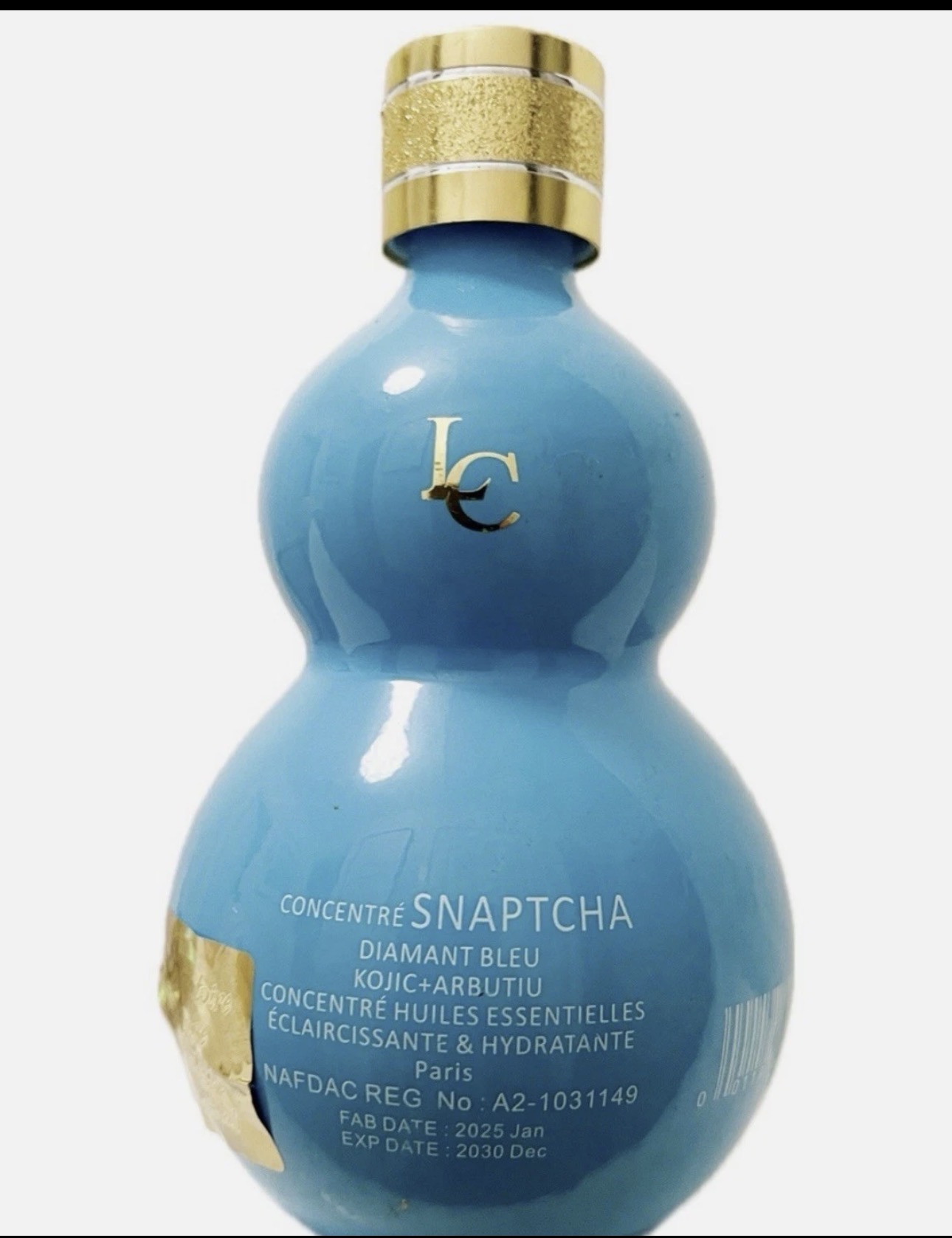 Genuine Lait Snapchat Diamond Blue Glutathione CONCENTRE Serum 