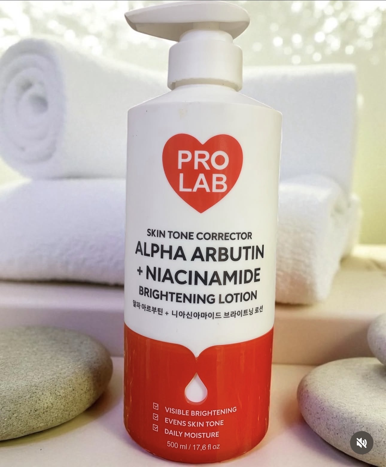 Pro-Lab Alpha Arbutin + Niacinamide Brightening Lotion 500ml